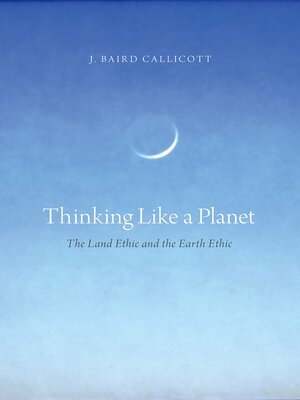 cover image of Thinking Like a Planet